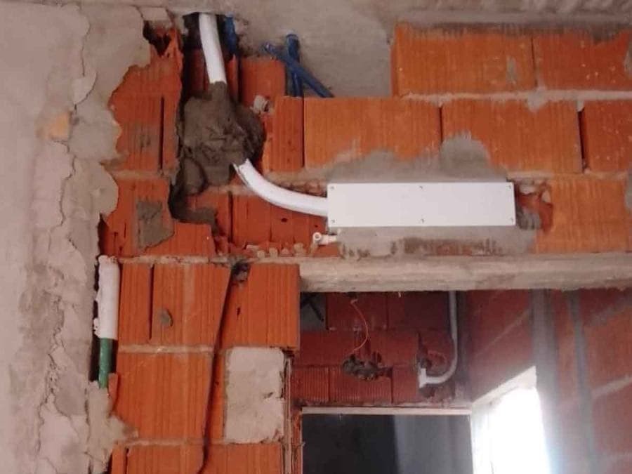 Preinstalación de aire para once ambientes, con la obra abierta — foto 1 de 8